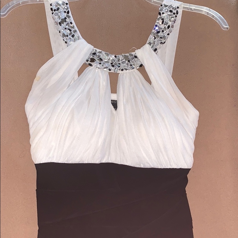 Black and white dress